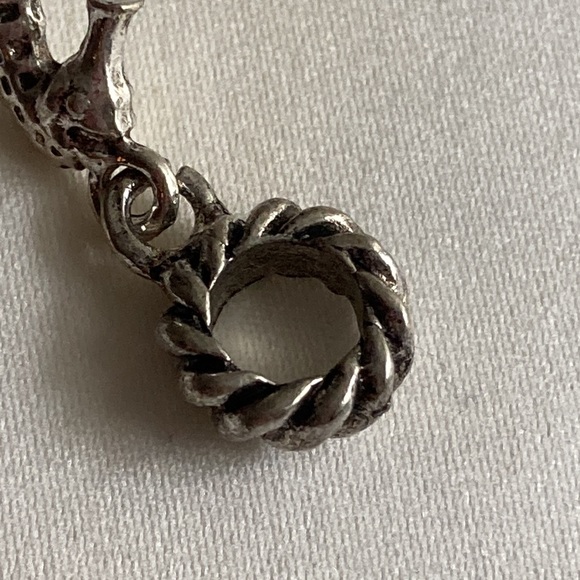 NWOT - EFFY Dark Silvertone Seahorse Hanging Slider Charm - Picture 10 of 11
